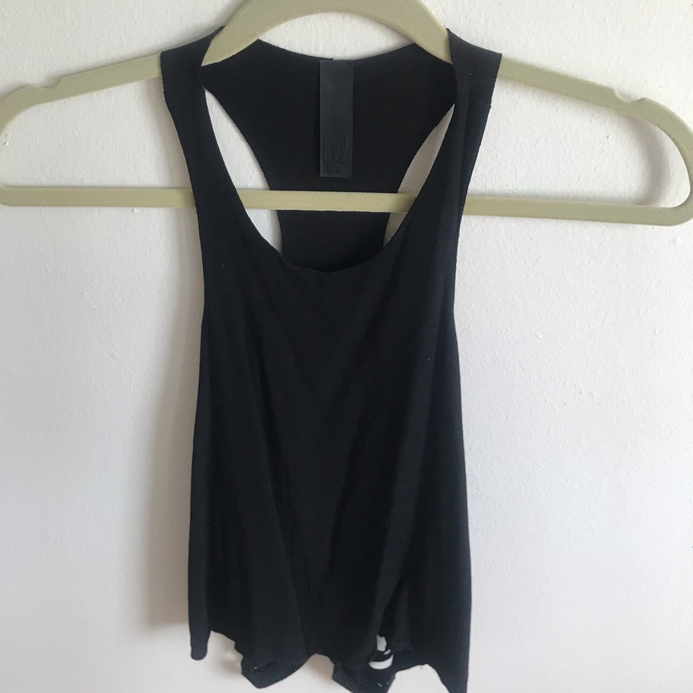 Black Razor Back Tank - Picture 2 of 4